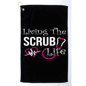 Funny Nurse Nursing Medical Cna Nurses Gift Platinum Collection Golf Towel