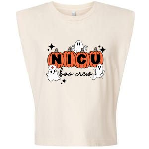 Funny Nicu Nurse Halloween Nicu Boo Crew Nicu Nurse Garment-Dyed Women's Muscle Tee