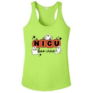 Funny Nicu Nurse Halloween Nicu Boo Crew Nicu Nurse Ladies PosiCharge Competitor Racerback Tank