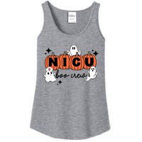 Funny Nicu Nurse Halloween Nicu Boo Crew Nicu Nurse Ladies Essential Tank