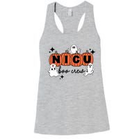 Funny Nicu Nurse Halloween Nicu Boo Crew Nicu Nurse Women's Racerback Tank