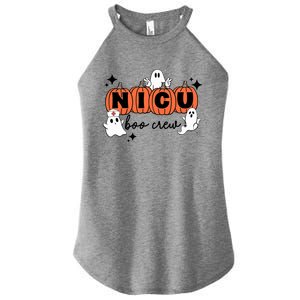 Funny Nicu Nurse Halloween Nicu Boo Crew Nicu Nurse Women's Perfect Tri Rocker Tank