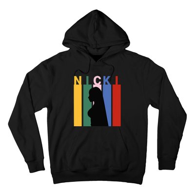 First Name Nicki Personalized I Love Nicki Girl Hoodie