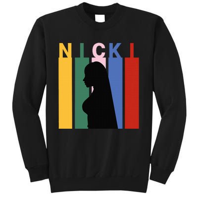 First Name Nicki Personalized I Love Nicki Girl Sweatshirt