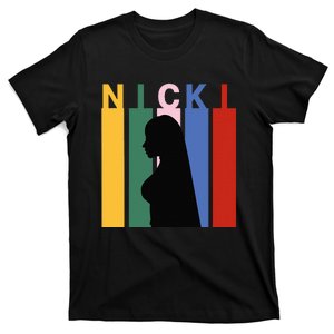 First Name Nicki Personalized I Love Nicki Girl T-Shirt