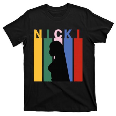 First Name Nicki Personalized I Love Nicki Girl T-Shirt