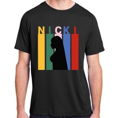 First Name Nicki Personalized I Love Nicki Girl Adult ChromaSoft Performance T-Shirt