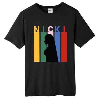 First Name Nicki Personalized I Love Nicki Girl Tall Fusion ChromaSoft Performance T-Shirt