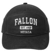 Fallon Nevada Nv Vintage Sports Established 7-Panel Snapback Hat