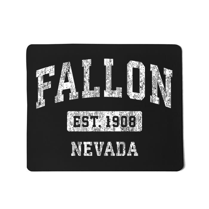 Fallon Nevada Nv Vintage Sports Established Mousepad