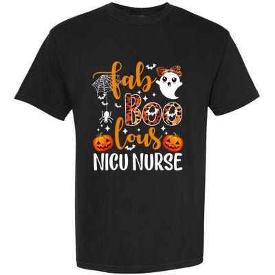 Faboolous Nicu Nurse Funny Nicu Nurse Halloween Boo Boo Crew Garment-Dyed Heavyweight T-Shirt