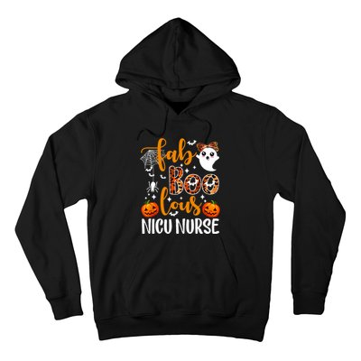 Faboolous Nicu Nurse Funny Nicu Nurse Halloween Boo Boo Crew Hoodie