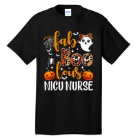 Faboolous Nicu Nurse Funny Nicu Nurse Halloween Boo Boo Crew Tall T-Shirt