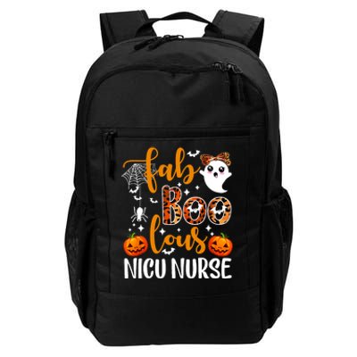 Faboolous Nicu Nurse Funny Nicu Nurse Halloween Boo Boo Crew Daily Commute Backpack