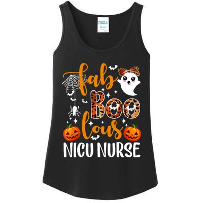 Faboolous Nicu Nurse Funny Nicu Nurse Halloween Boo Boo Crew Ladies Essential Tank