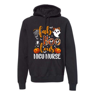 Faboolous Nicu Nurse Funny Nicu Nurse Halloween Boo Boo Crew Premium Hoodie