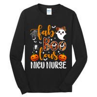 Faboolous Nicu Nurse Funny Nicu Nurse Halloween Boo Boo Crew Tall Long Sleeve T-Shirt