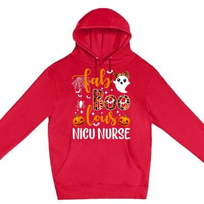 Faboolous Nicu Nurse Funny Nicu Nurse Halloween Boo Boo Crew Premium Pullover Hoodie