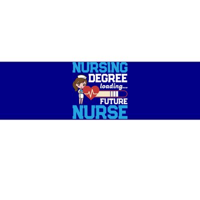 Future Nurse Nursing Degree Loading Nurses Profession Cool Gift Bumper Sticker