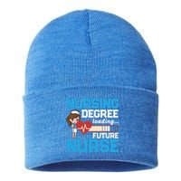 Future Nurse Nursing Degree Loading Nurses Profession Cool Gift Sustainable Knit Beanie