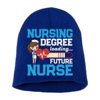 Future Nurse Nursing Degree Loading Nurses Profession Cool Gift Short Acrylic Beanie