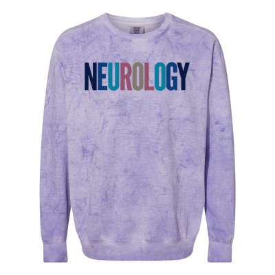 Future Neurologist Neurology Neurosurgeon Neurosurgery Gift Colorblast Crewneck Sweatshirt