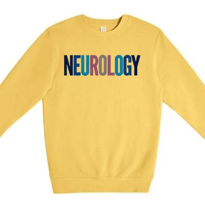 Future Neurologist Neurology Neurosurgeon Neurosurgery Gift Premium Crewneck Sweatshirt