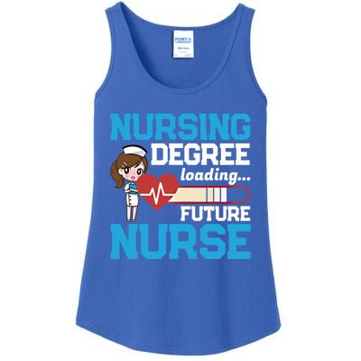 Future Nurse Nursing Degree Loading Nurses Profession Gift Ladies Essential Tank