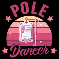 Funny Nurse Nursing Cancer Warrior Chemo Day Pole Dancer 16 in Basic Backpack