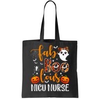 Faboolous Nicu Nurse Funny Nicu Nurse Halloween Boo Boo Crew Tote Bag