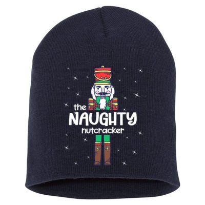 Funny Naughty Nutcracker Put Your Nuts In My Mouth Christmas Short Acrylic Beanie