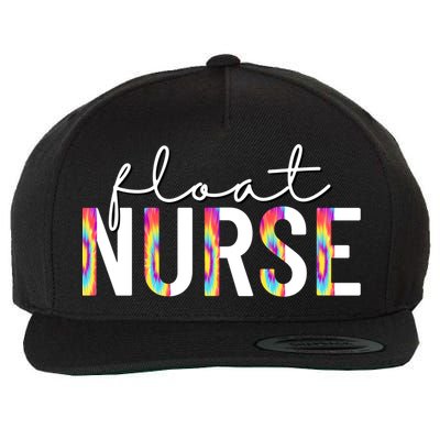 Float Nurse Nursing Tie Dye Float Pool Nurse Gift Wool Snapback Cap