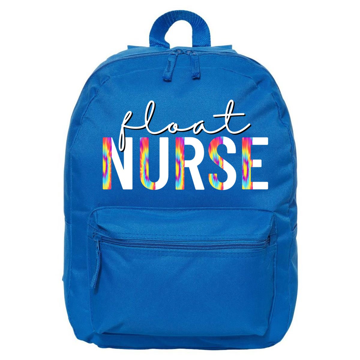 Float Nurse Nursing Tie Dye Float Pool Nurse Gift 16 in Basic Backpack