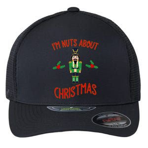 Funny Nutcracker Nuts About Christmas Gift Flexfit Unipanel Trucker Cap