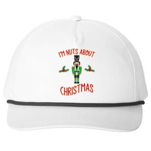 Funny Nutcracker Nuts About Christmas Gift Snapback Five-Panel Rope Hat