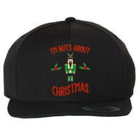 Funny Nutcracker Nuts About Christmas Gift Wool Snapback Cap