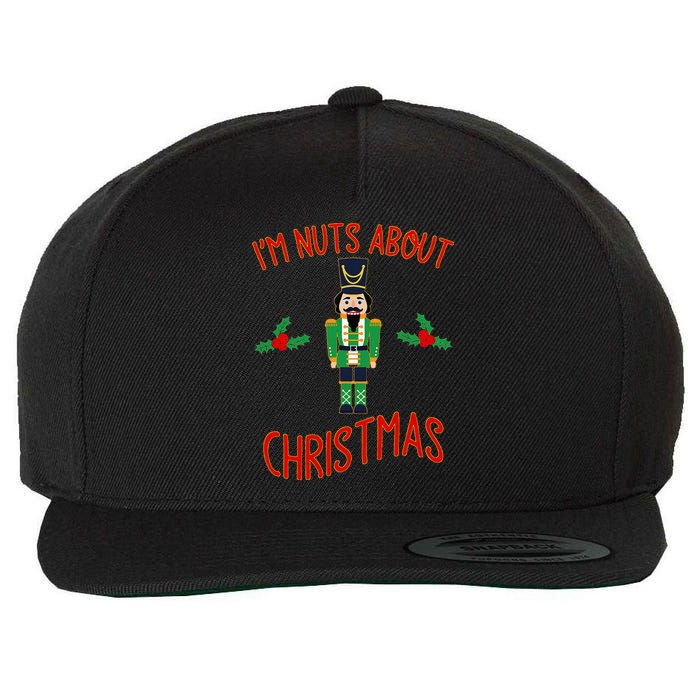 Funny Nutcracker Nuts About Christmas Gift Wool Snapback Cap