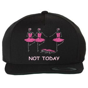 Funny Nope Not Today Lazy Ballerinas Skeleton Great Gift Wool Snapback Cap