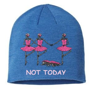 Funny Nope Not Today Lazy Ballerinas Skeleton Great Gift Sustainable Beanie