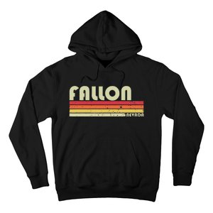 Fallon Nv Nevada Funny City Home Roots Gift Retro 70s 80s Hoodie