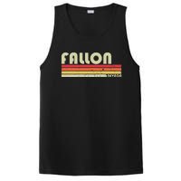 Fallon Nv Nevada Funny City Home Roots Gift Retro 70s 80s PosiCharge Competitor Tank