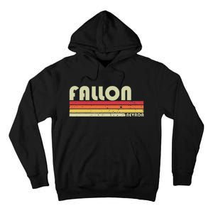 Fallon Nv Nevada Funny City Home Roots Gift Retro 70s 80s Tall Hoodie