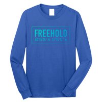 Freehold Nj New Jersey Funny City Coordinates Home Gift Cute Gift Long Sleeve Shirt