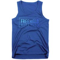 Freehold Nj New Jersey Funny City Coordinates Home Gift Cute Gift Tank Top