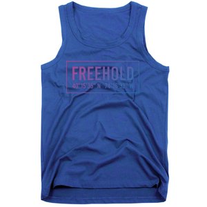 Freehold Nj New Jersey Funny City Coordinates Home Gift Cute Gift Tank Top