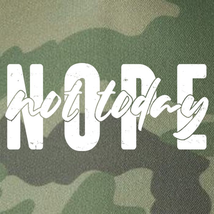 Funny NOPE Not Today Legacy Tie Dye Trucker Hat