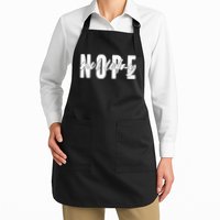 Funny NOPE Not Today Apron