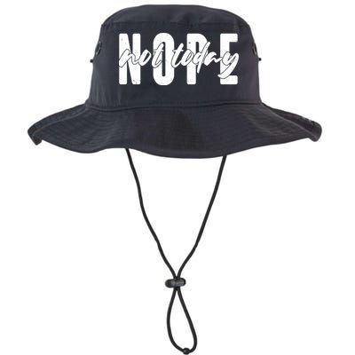 Funny NOPE Not Today Bucket Hat