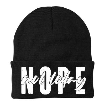 Funny NOPE Not Today Beanie