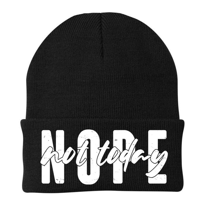 Funny NOPE Not Today Beanie